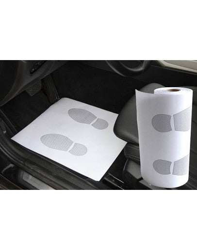 Voetmat wit papier - 250 stuks