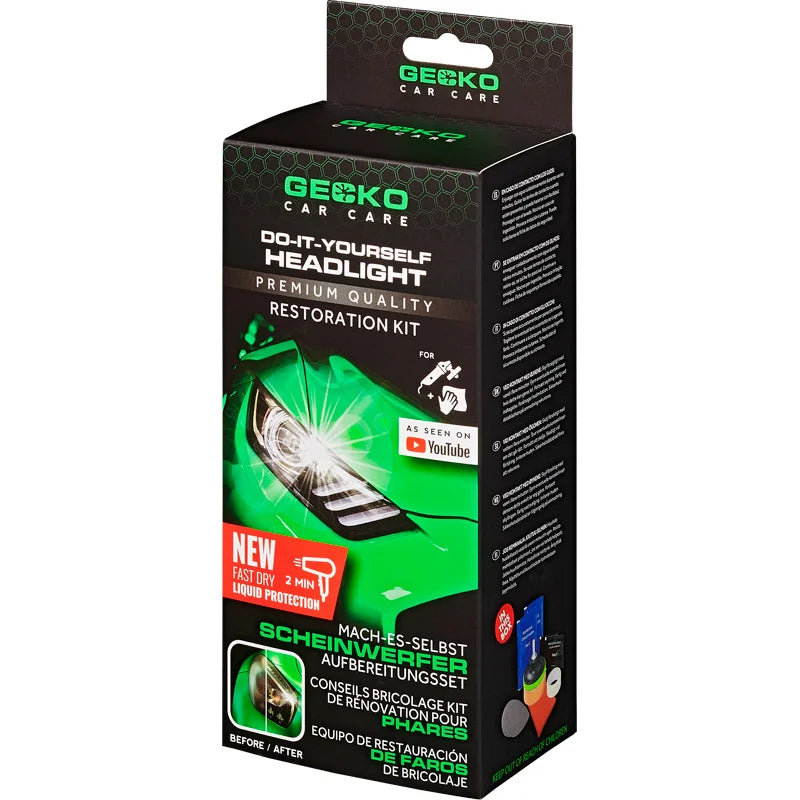 Gecko Koplamp Restauratie Kit