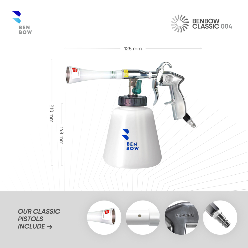 BenBow Blue Storm – Reinigingspistool voor Interieur en Detailwerk
