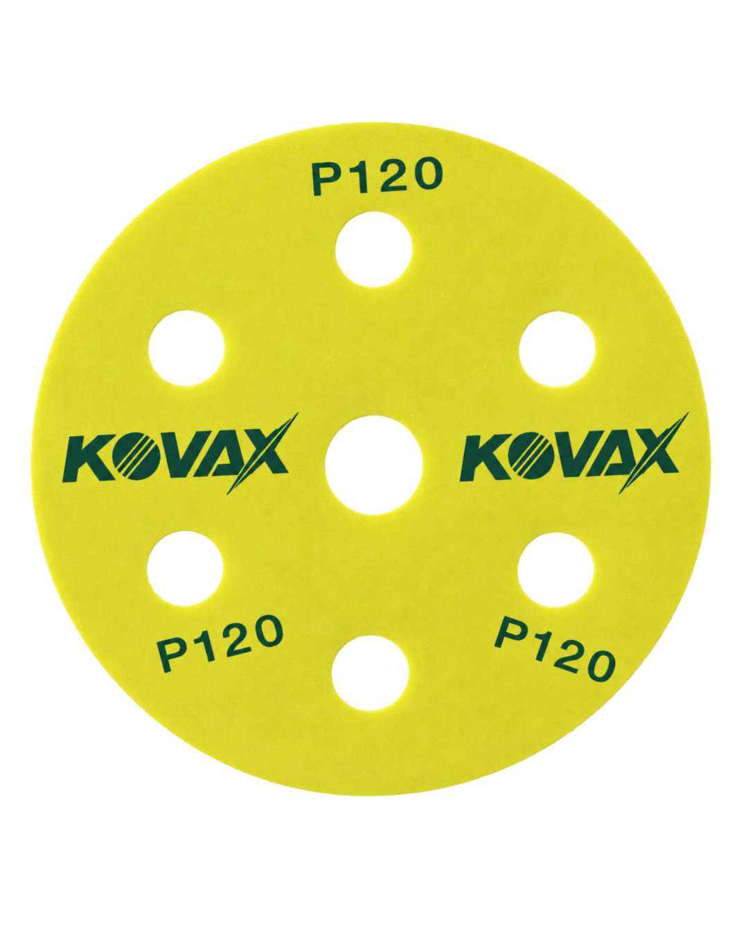 Kovax Maxfilm – Schuurschijven Ø125 mm 7 gaten – Verschillende korrelgroottes (P120-P600)