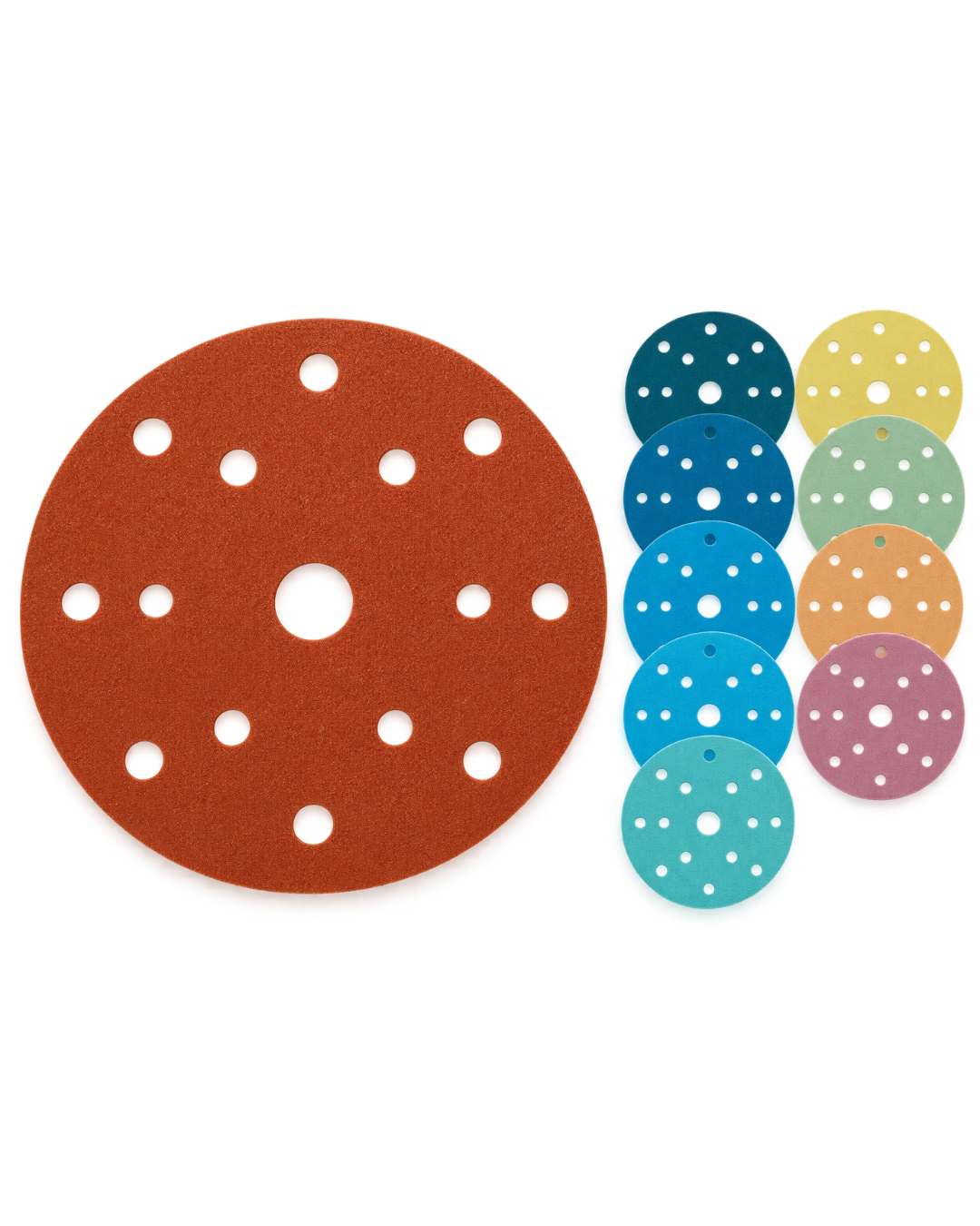 Kovax Super Assilex – Schuurschijven Ø152 mm 15 gaten – Verschillende korrelgroottes (P240-P1500)