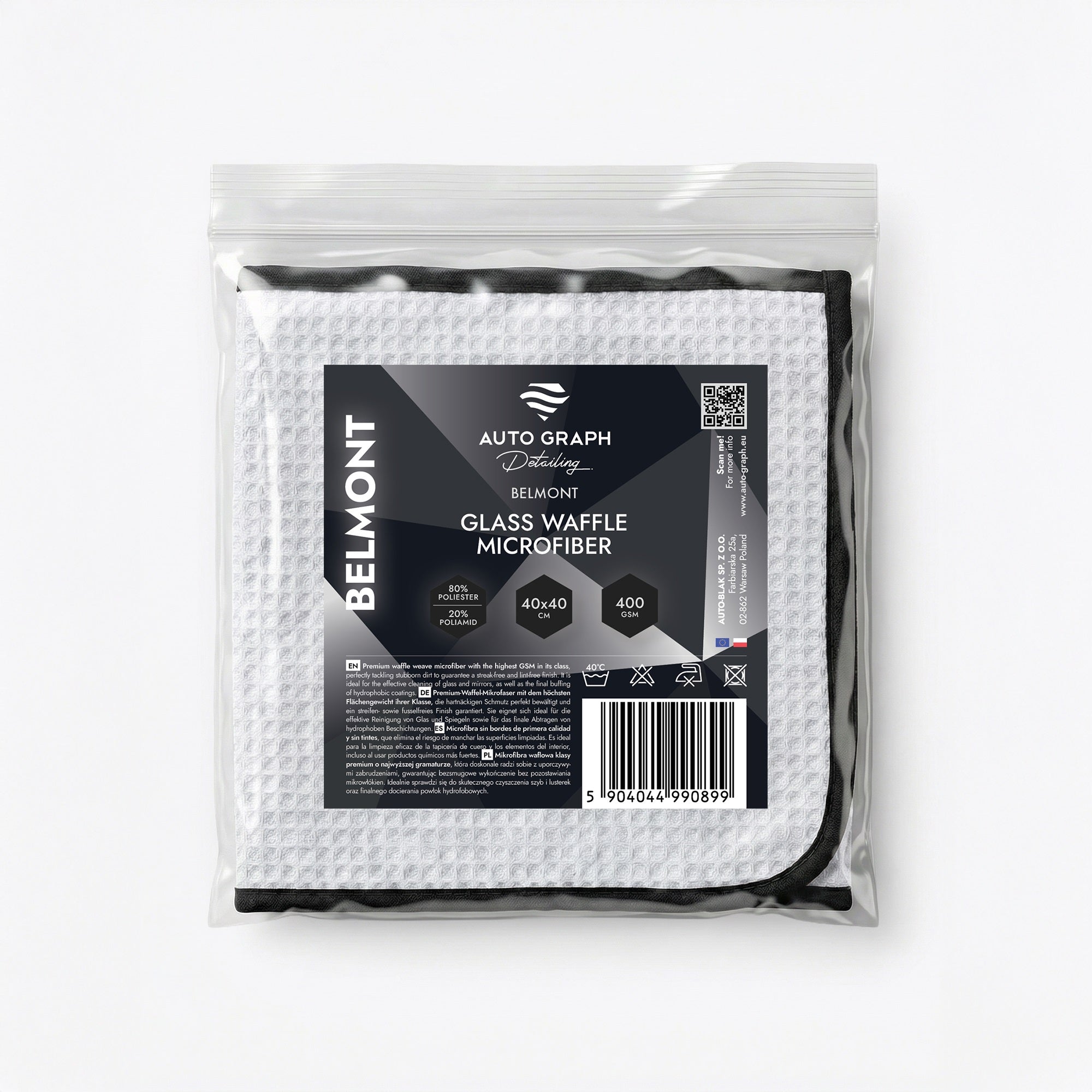 Auto Graph Glasdoek - Microvezeldoek voor Glas 40 X 40 CM