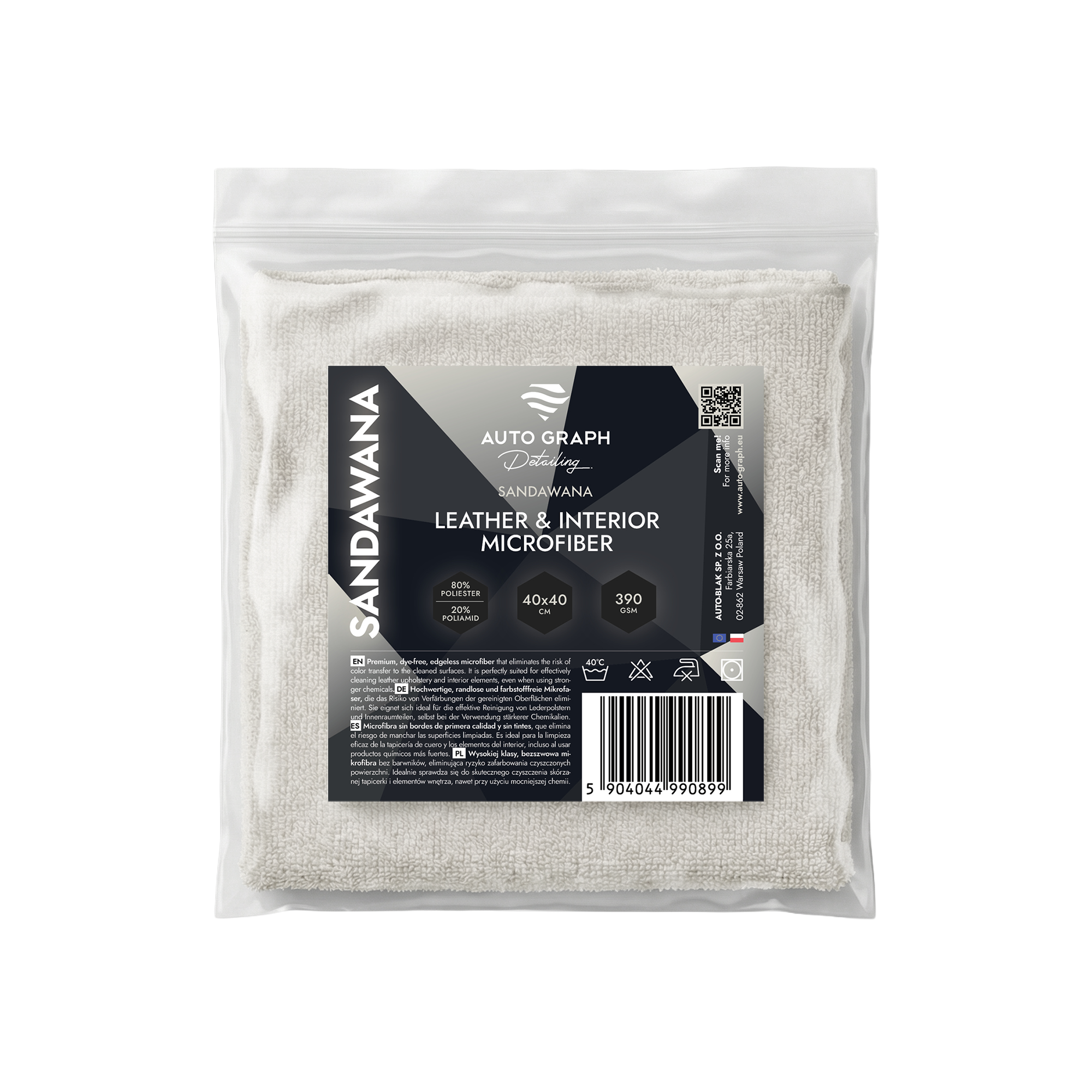 Auto Graph Microvezeldoek voor Interieur & Leder 40 X 40 CM