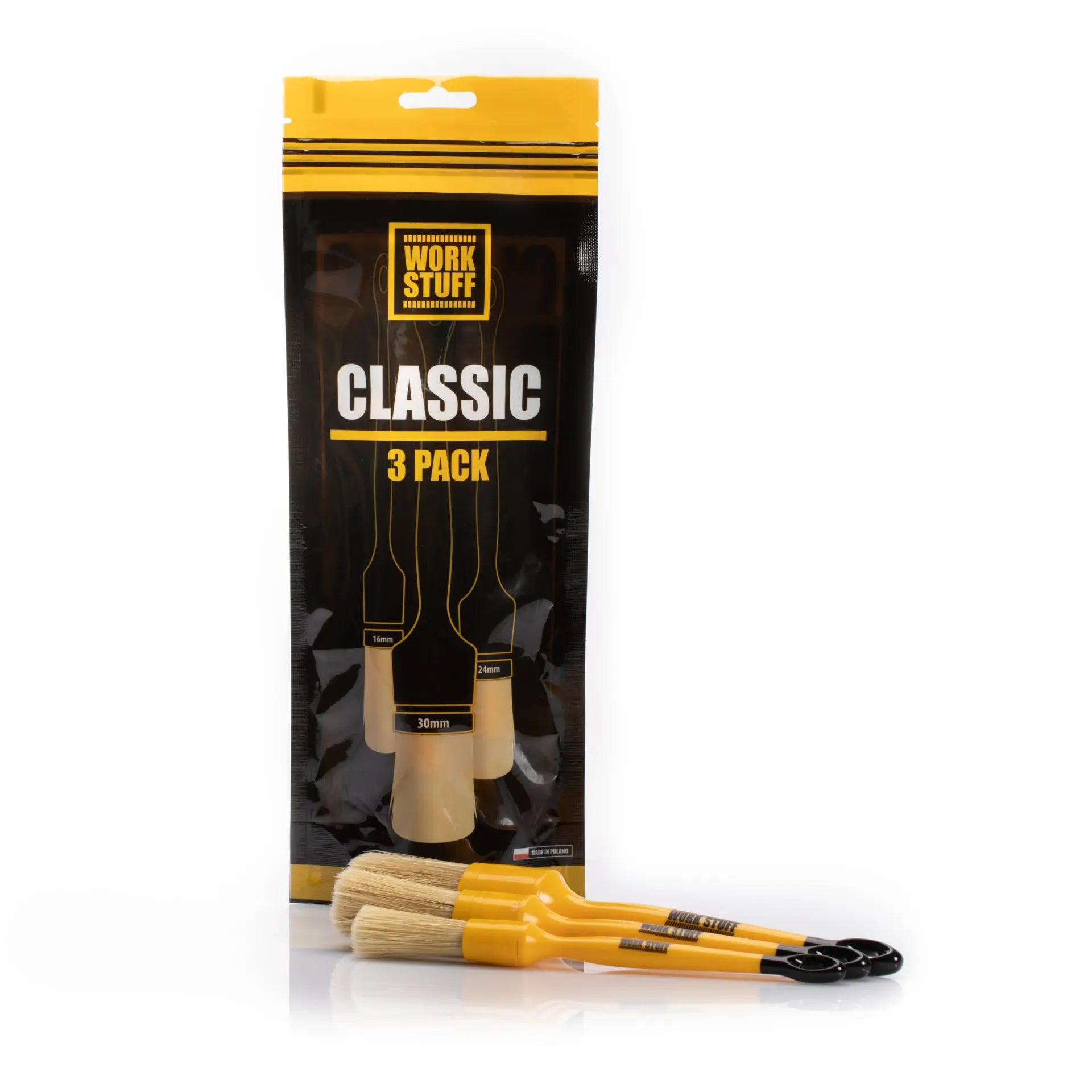 Work Stuff Detailing Brush CLASSIC 3-pack | Automaterialen Timmermans